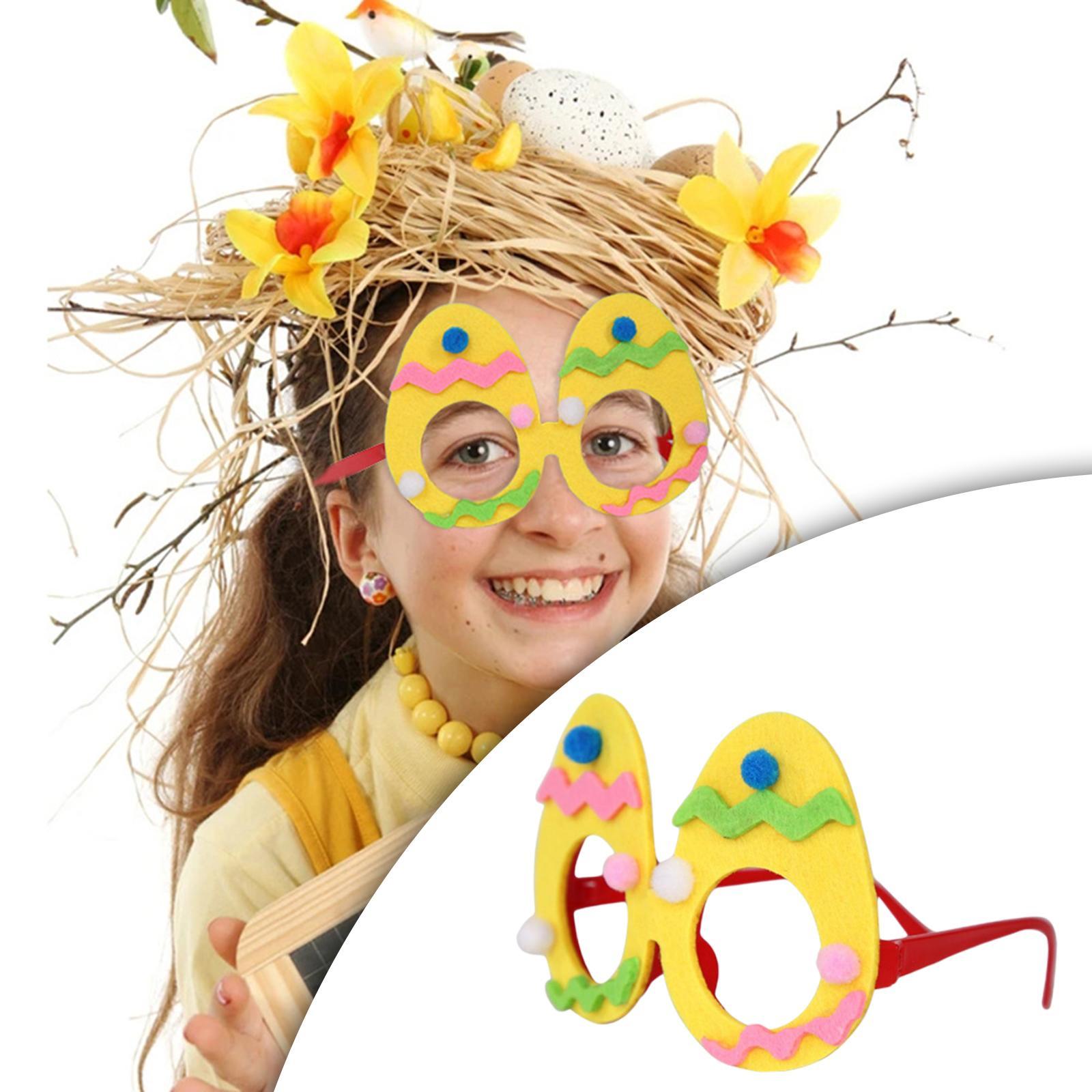 2x Cute Easter Glasses Boys Girls Gifts Eyewear for Birthday Party Decorations