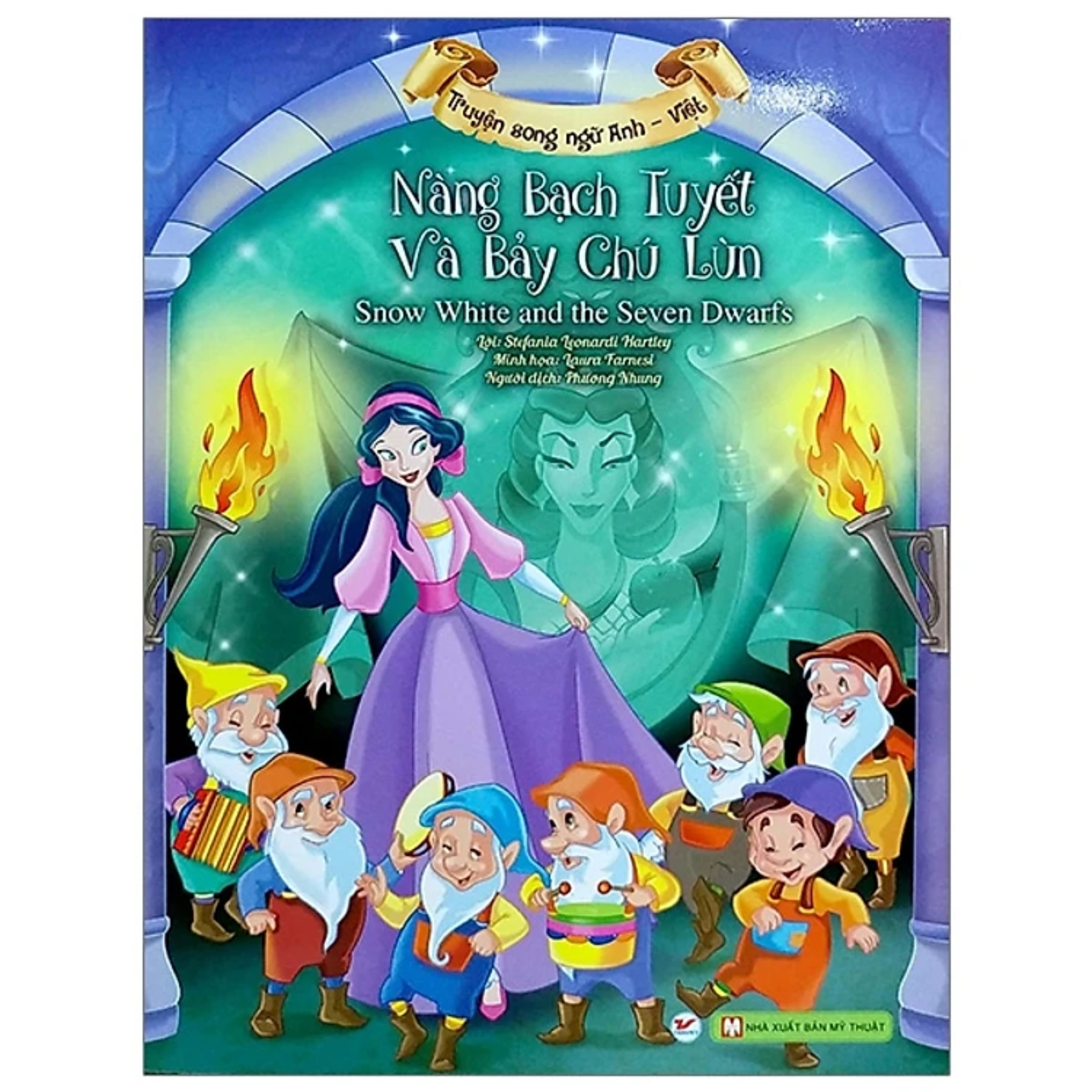 Combo 4Q Sách Song Ngữ Anh - Việt Ngày Xửa Ngày Xưa: Aladdin Và Cây Đèn Thần + Người Đẹp Ngủ Trong Rừng + Nàng Bạch Tuyết Và Bảy Chú Lùn + Cô Bé Lọ Lem