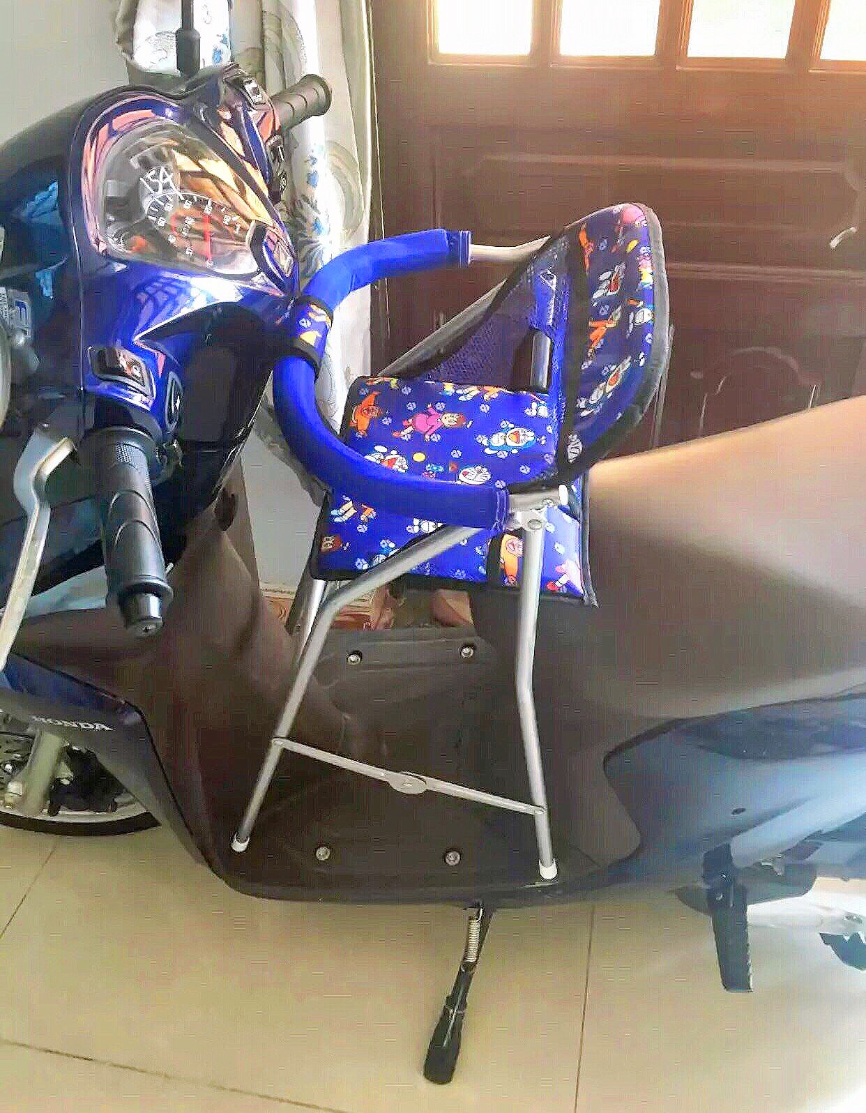 Ghế ngồi xe máy Lead, Scr , Acruzo , Shark, GHẾ GA XẾP SẮT SƠN TĨNH ĐIỆN