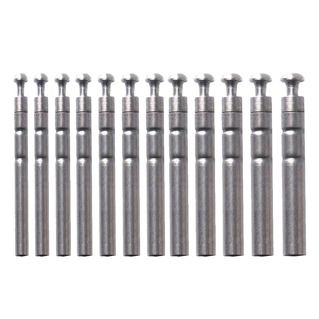2x5 Pieces Stainless Steel Swivel Rod Tip Swivel Inner Diameter 0.7mm