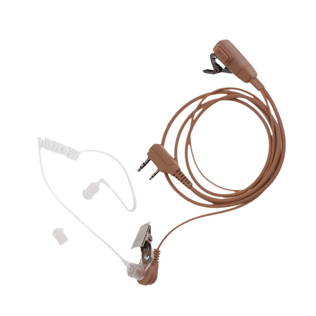2- Acoustic Tube Earpiece with Microphone For