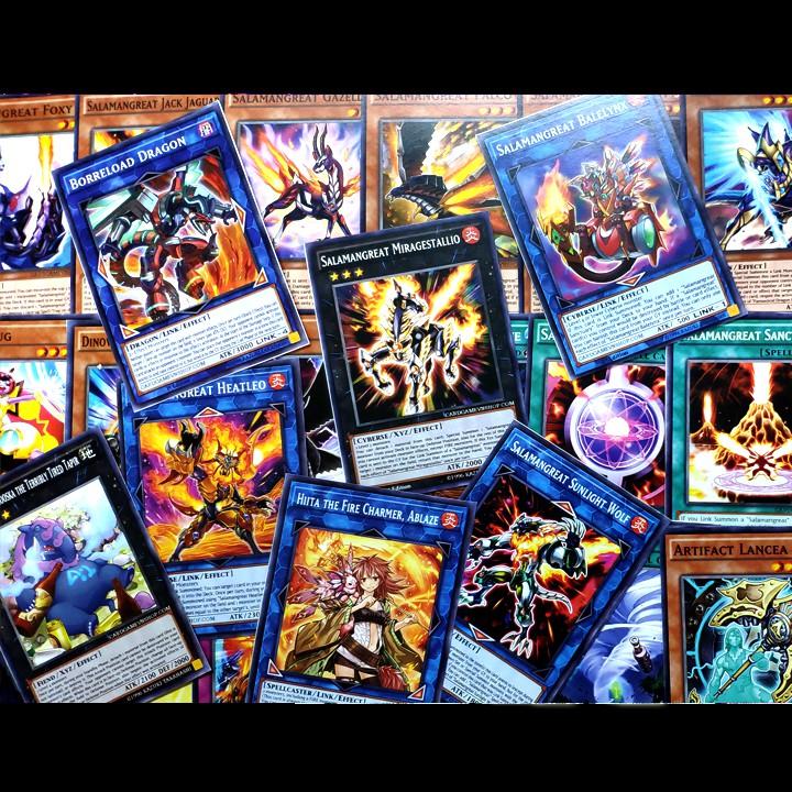 Bài Yugioh ️️ Thẻ bài Yugioh Salamangreat Soulburner deck 54 lá