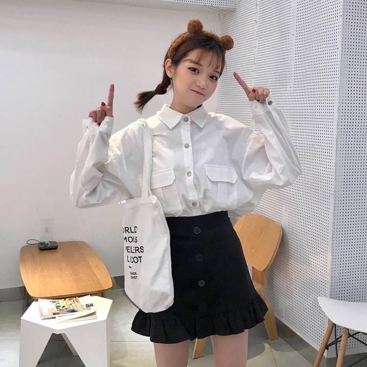 Quần giả váy nữ BÈO ĐUÔI CÁ phối lưng thun co giãn chất tuyết mưa xinh xắn