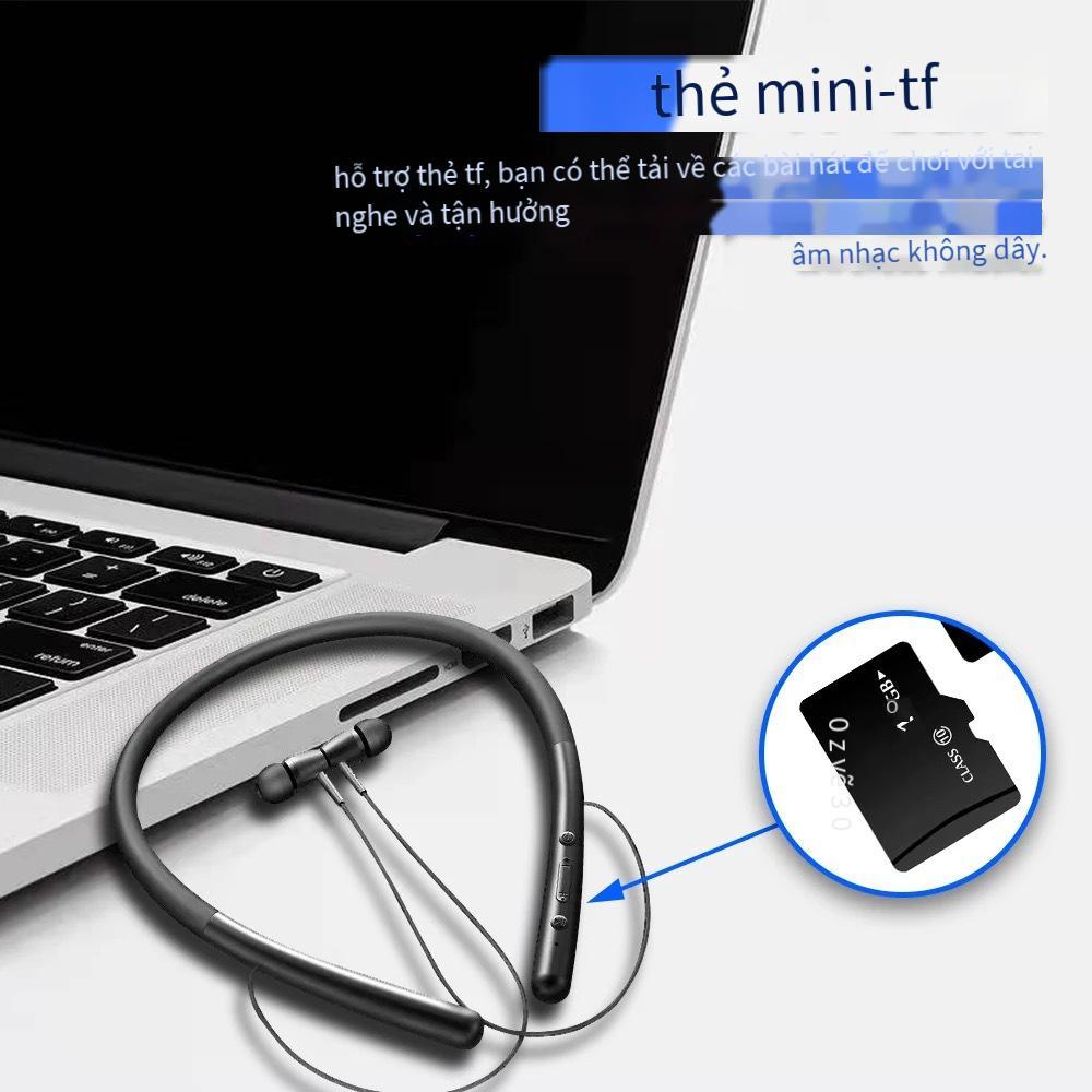 Tai nghe Bluetooth đeo cổ K10 giá thấp nhất chạy thể thao nghe nhạc thẻ cắm âm thanh nổi trong tai tai nghe đeo cổ hút nam châm