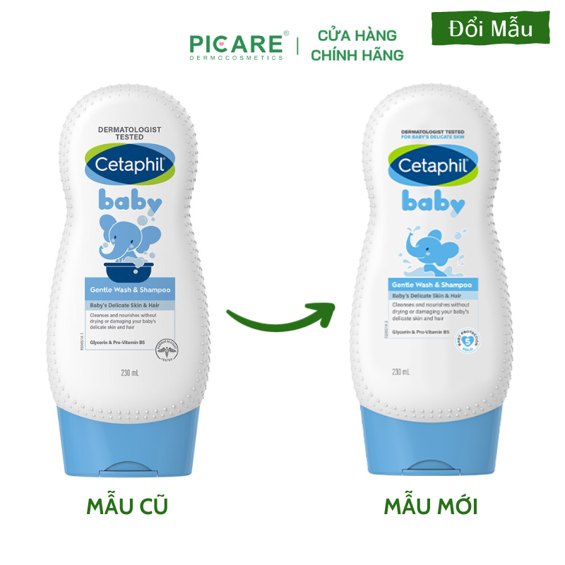 Sữa Tắm Gội Toàn Thân Cetaphil Baby 2 In 1 230Ml