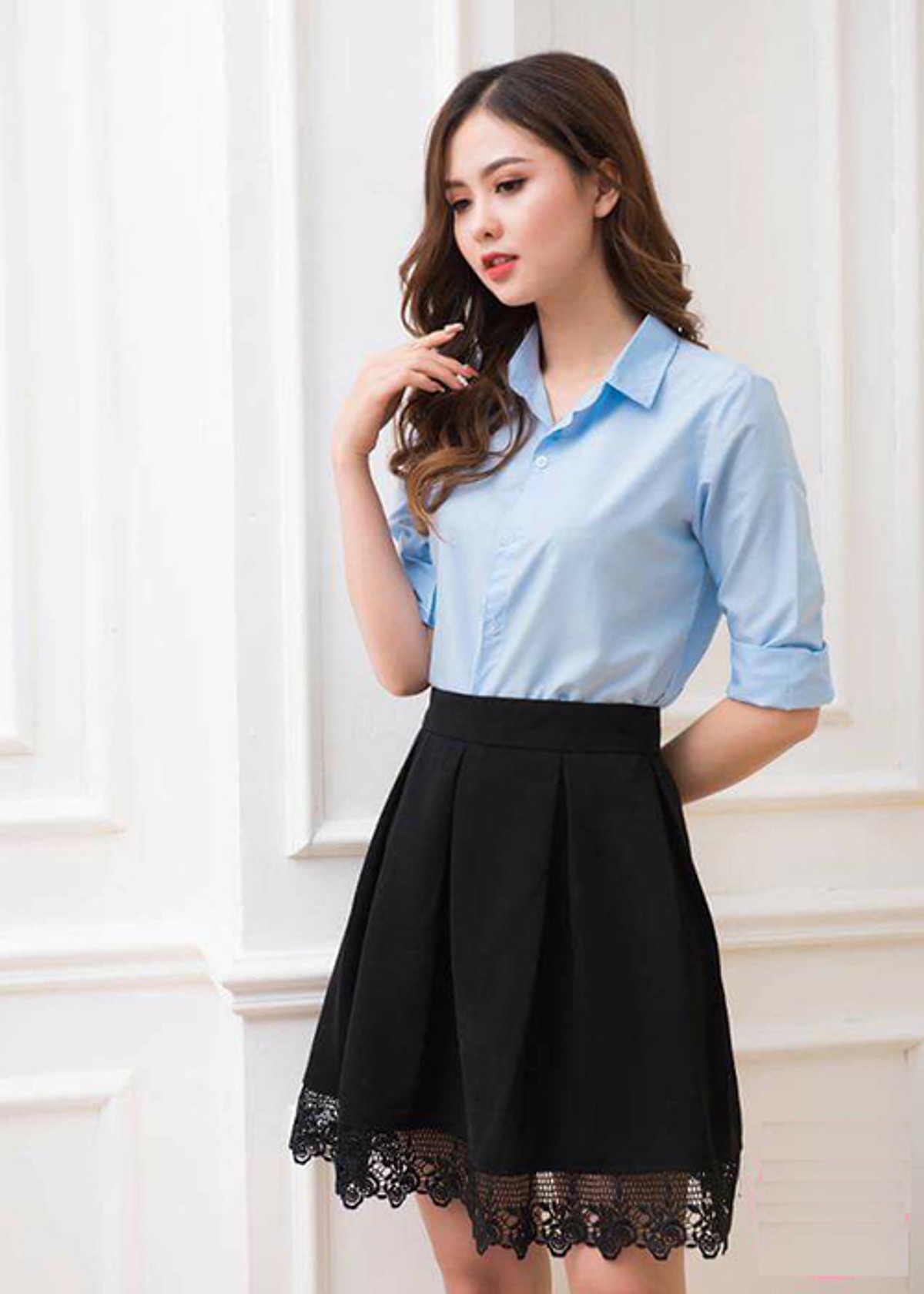 Áo sơ mi NỮ TRẺ TRUNG SÀNH ĐIỆU