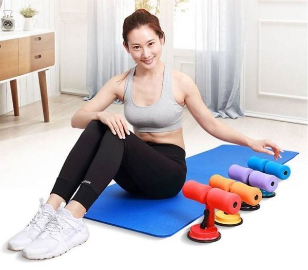 Dụng Cụ Tập Cơ Bụng, Tập Gym Tại Nhà Có Đế Hít Chân Không Chịu Lực Tốt Thanh Điều Chỉnh 3 Nấc SK2105