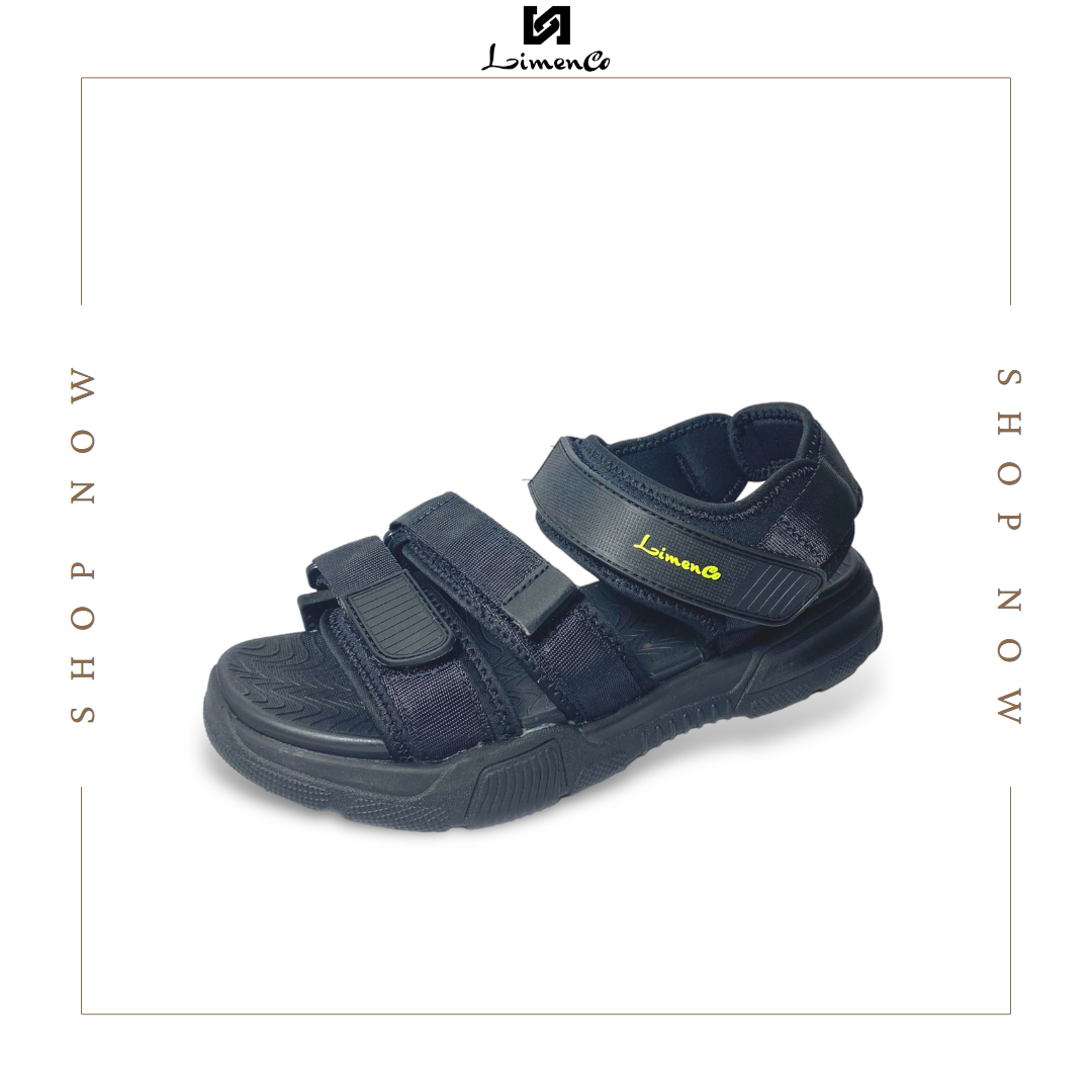 Giày Sandals Nam L2660 Màu Đen, êm nhẹ, thoáng khí, đi học, đi chơi