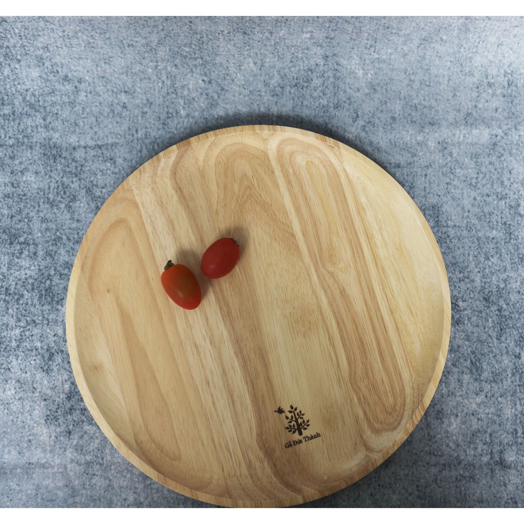 Đĩa gỗ tròn - Đường kính 21.5 cm