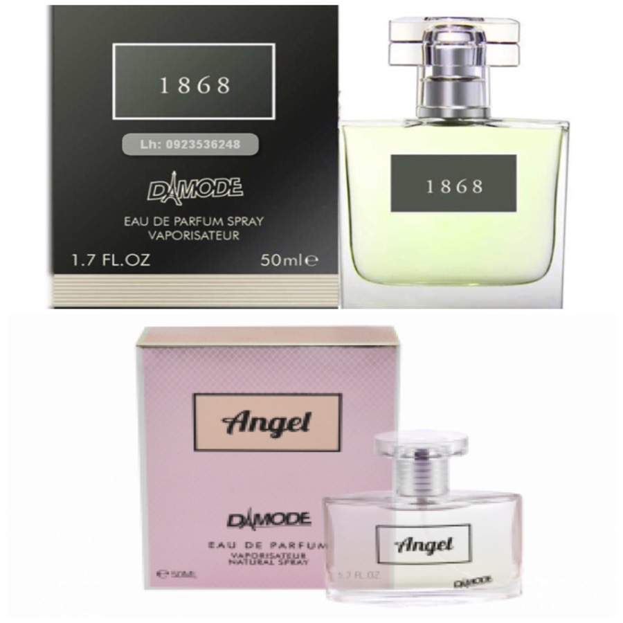 Combo nước hoa độc quyền damode 1868 50ml angel 50ml