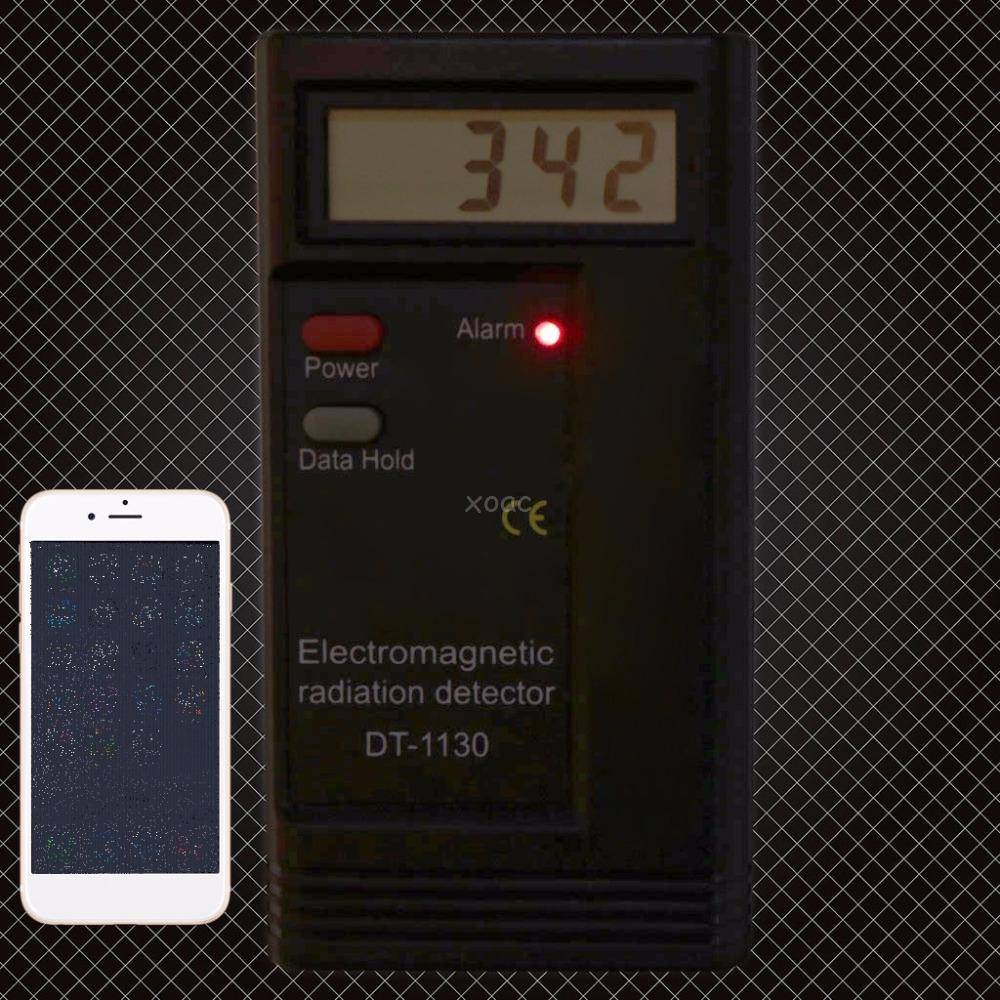 Máy dò bức xạ điện từ, Máy đo EMF kỹ thuật số LCD, DT1130 A10 Dosimeter Tester Giao hàng trực tiếp