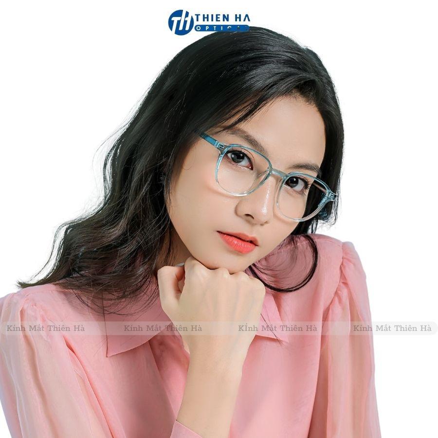 Gọng kính tròn nam nữ THIÊN HÀ OPTICAL chất liệu Acetate cao cấp độc quyền Unisex cá tính trẻ trung JOLIE JL004