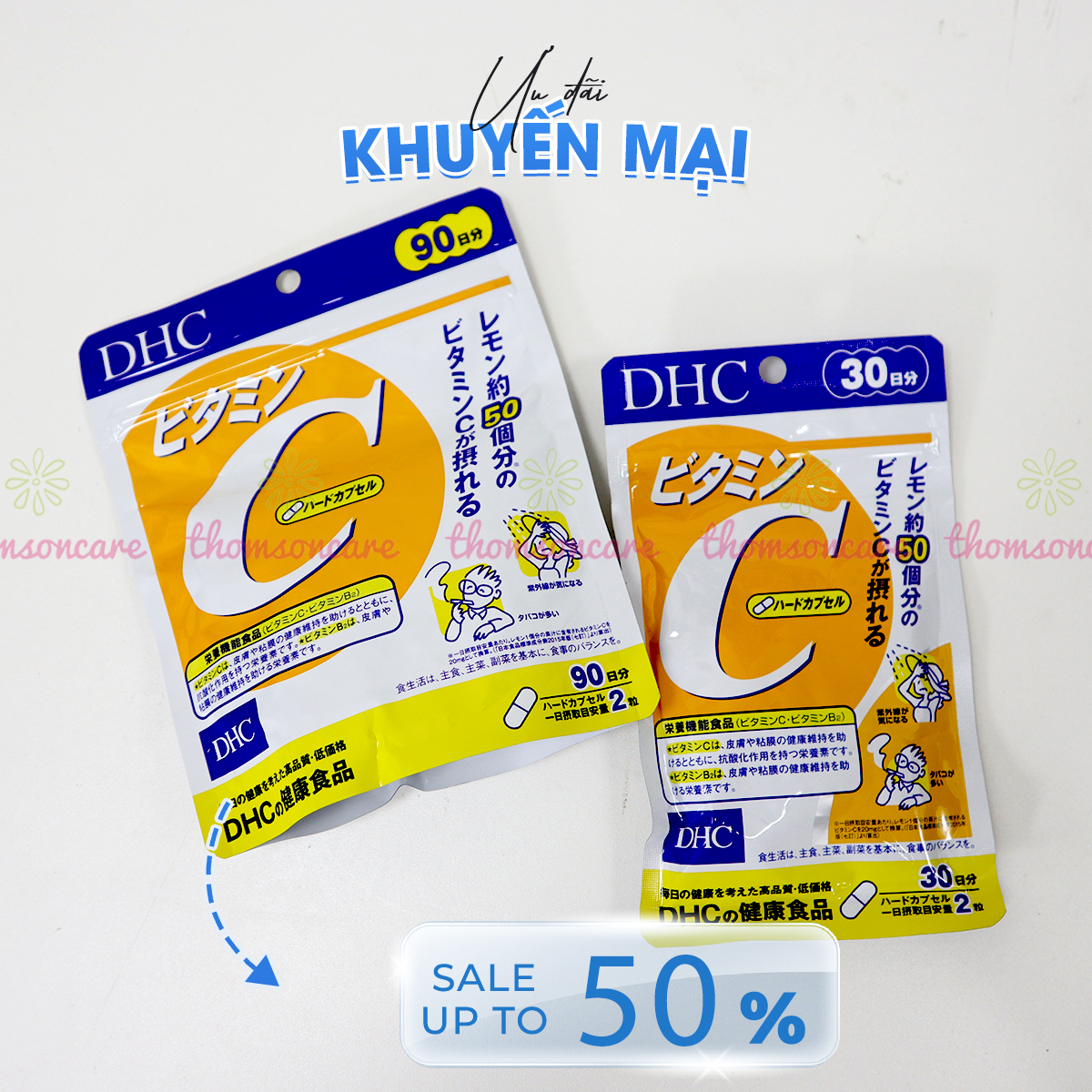 Viên uống Vitamin C DHC - Bổ sung Vitamin C sáng mịn da từ bên trong cho nam nữ dậy thì