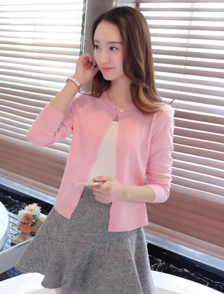 Áo Len Form Dễ Thương Kiểu Cardigan Nữ ALNO25 MayBlue