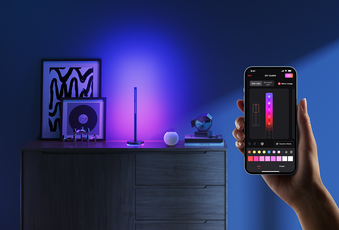 Hình ảnh Set 2 Đèn thanh RGB thông minh đa năng Yeelight Beam - Hỗ trợ Matter, Homekit - Game sync, Music sync