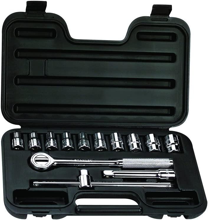 BỘ ĐẦU TUÝP 1/2 INCH 14 CHI TIẾT HỆ MÉT STANLEY 86-501 - HÀNG CHÍNH HÃNG