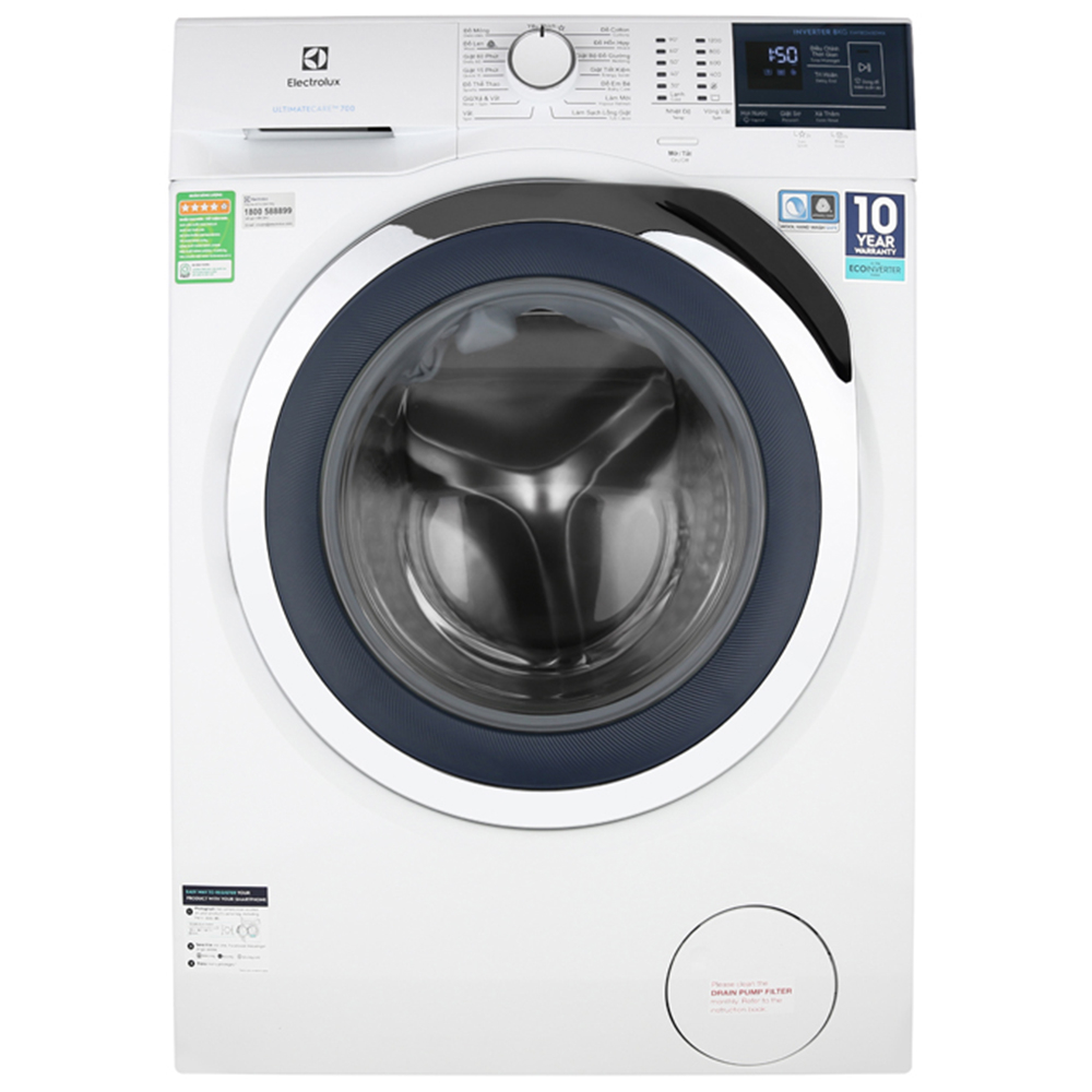Máy Giặt Inverter Electrolux 9 Kg EWF9024D3WB - Hàng Chính Hãng - Giao TPHCM