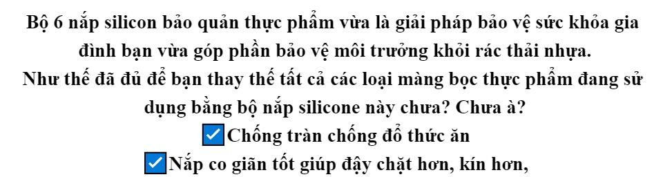 Nắp đậy silocon