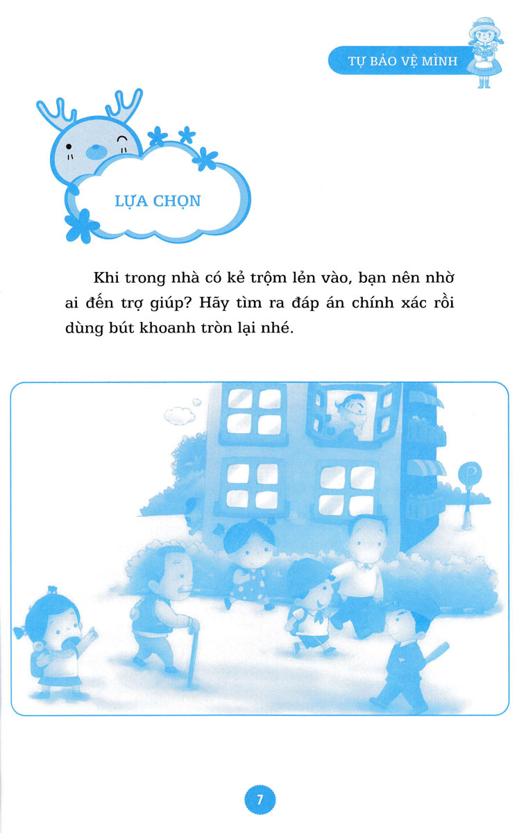 Kỹ Năng Sống Phát Triển Toàn Diện Cho Trẻ - Tự Bảo Vệ Mình (Sbooks)