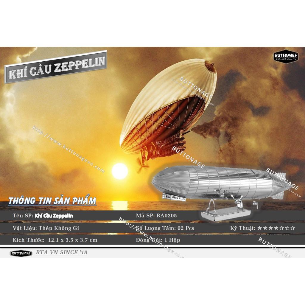 Mô Hình Lắp Ráp 3d Khí Cầu Zeppelin