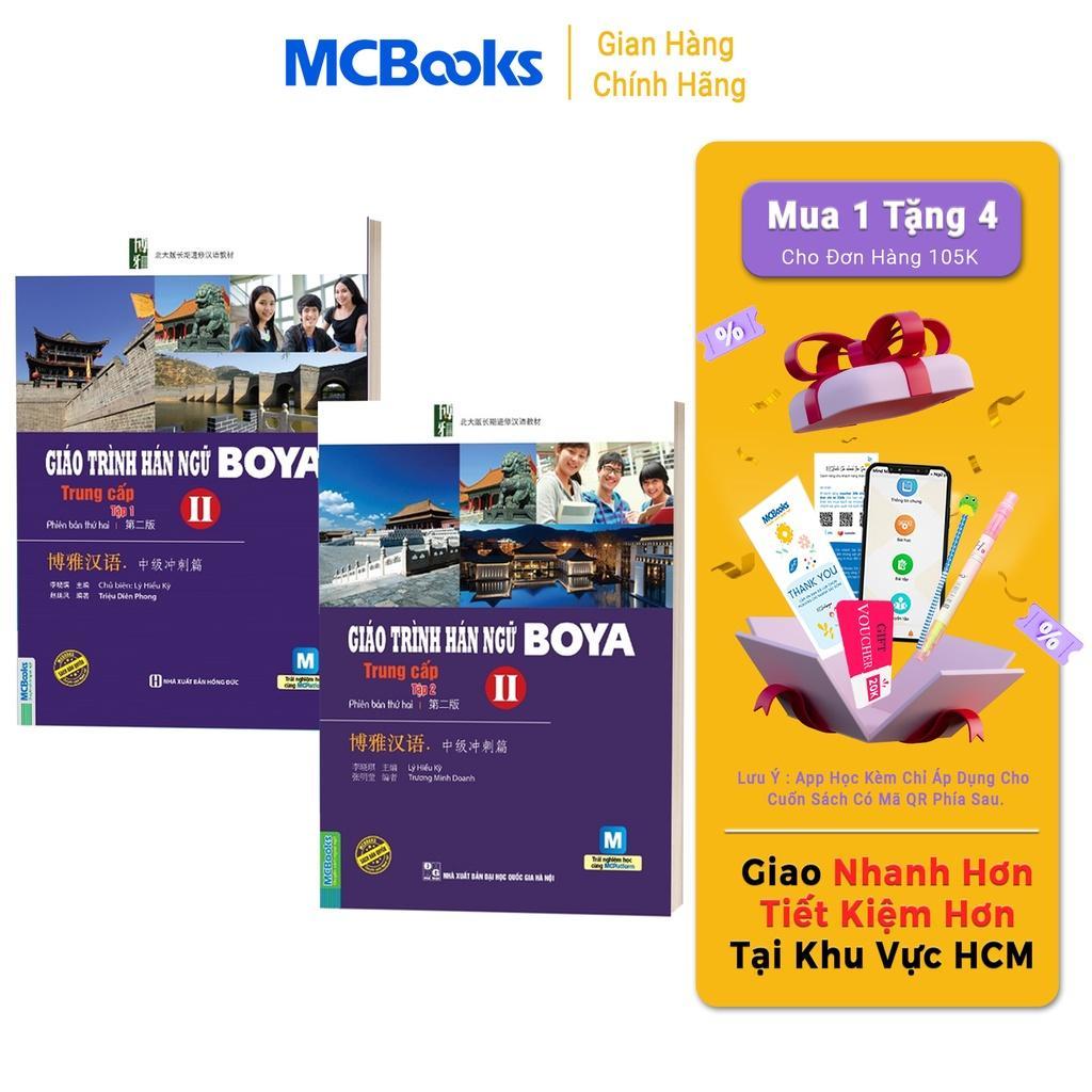 Sách - Giáo Trình Hán Ngữ Boya Trung Cấp 2 - Combo 2 Tập - MCBooks