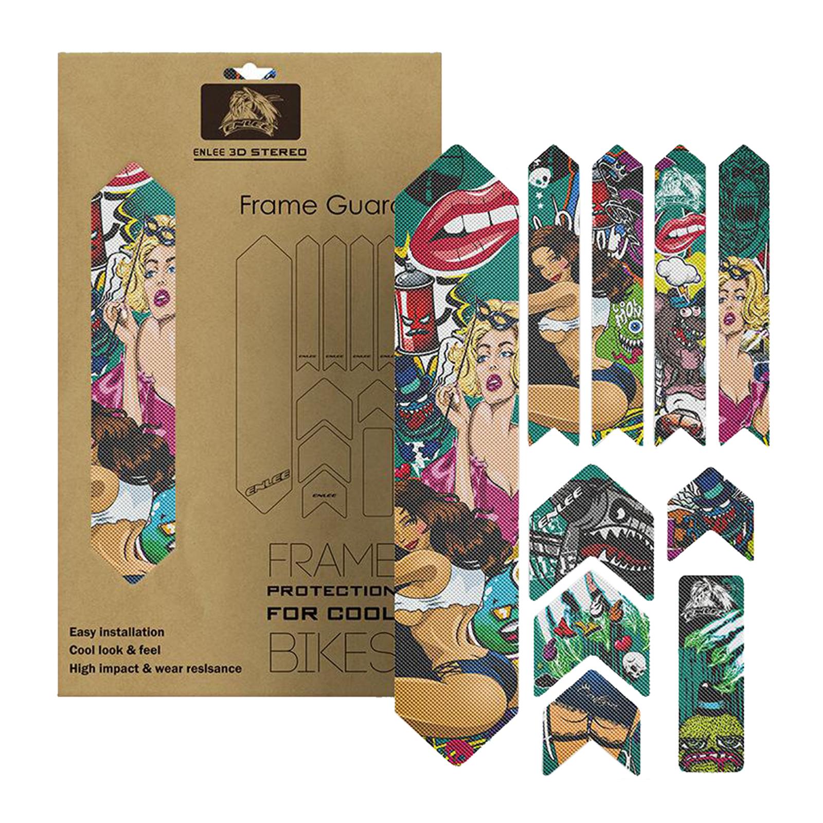 Bike Frame Protector Guard MTB Road Bicycle Sticker Decorative Tape