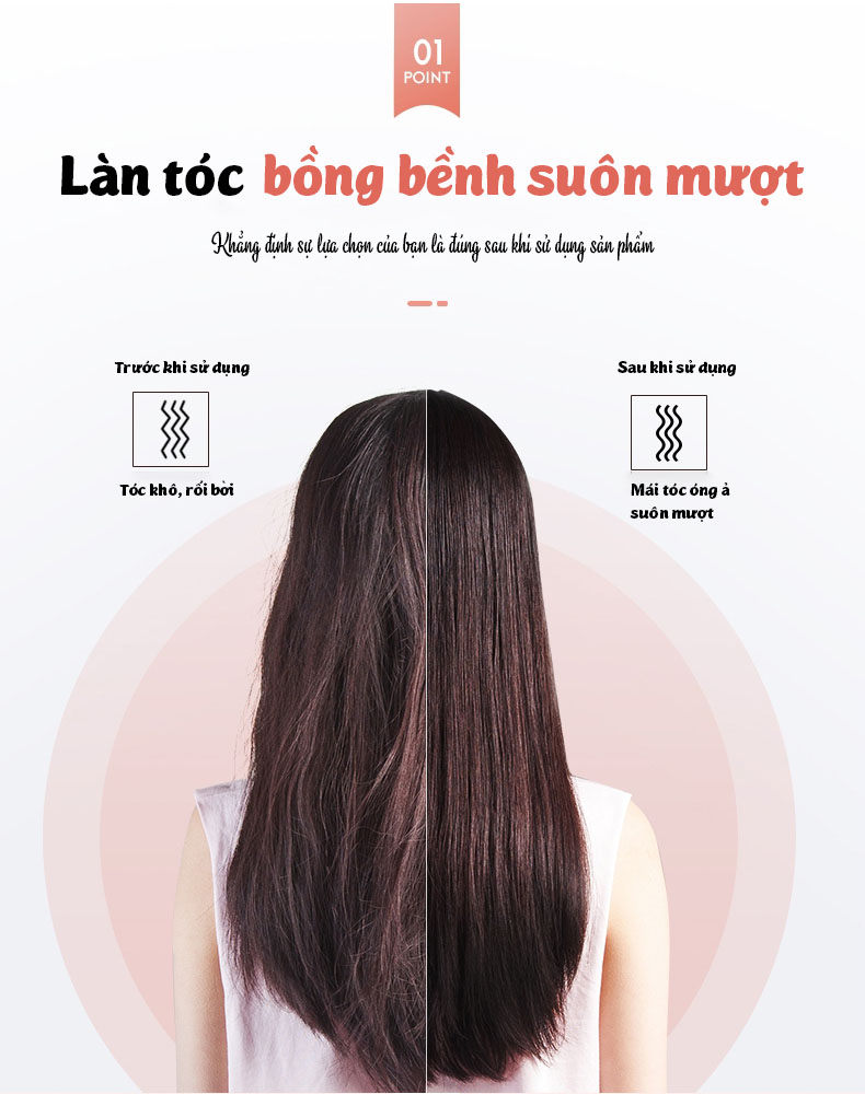 Lược Điện / Máy Uốn Duỗi Tóc K-SKIN Cách Nhiệt 2 Lớp Chống Bỏng, Dưỡng Tóc, Không Gây Tổn Thương Da Đầu - Hàng Chính Hãng