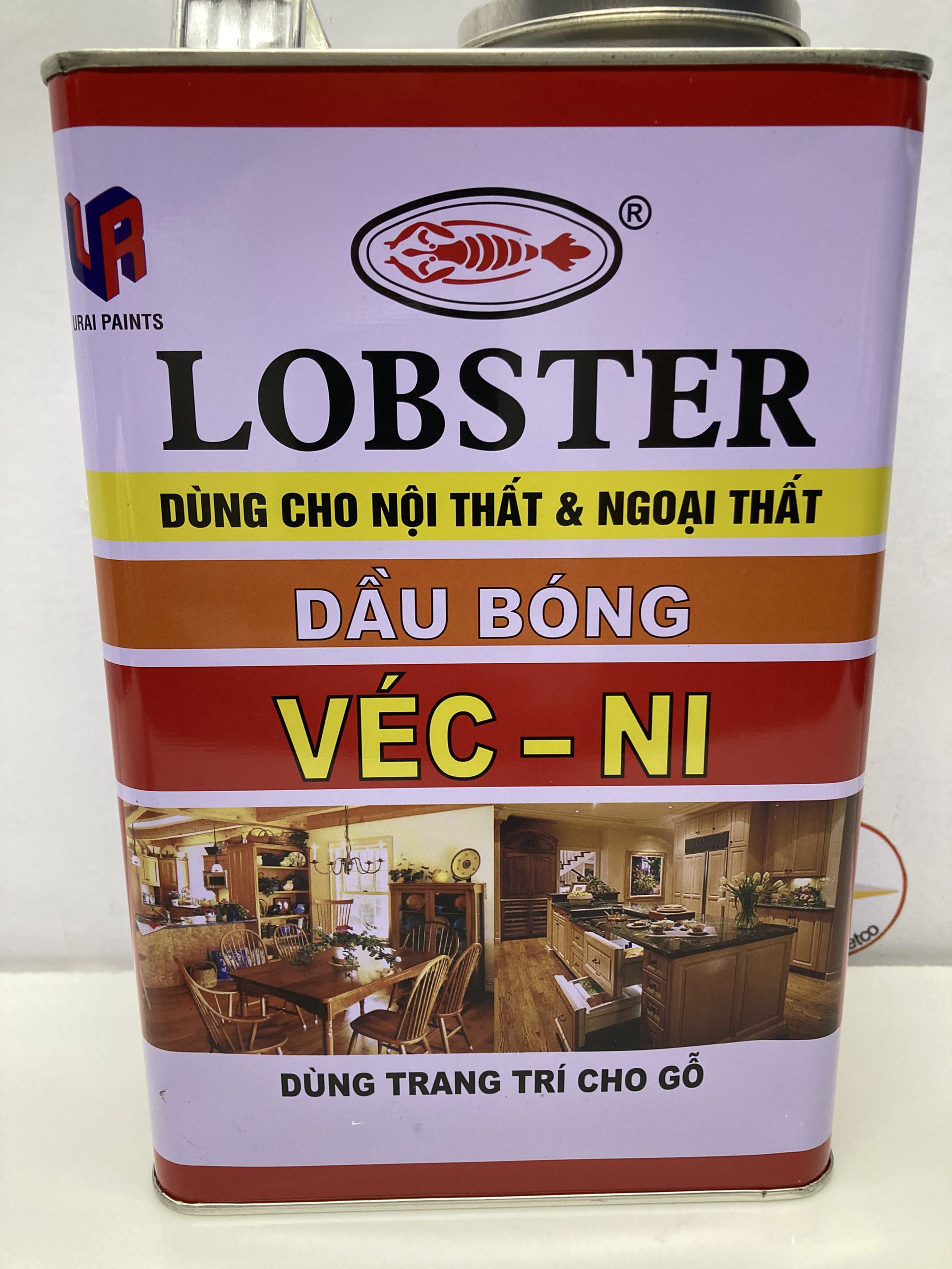 Véc Ni Lobster bảo vệ bề mặt gỗ 3.5L