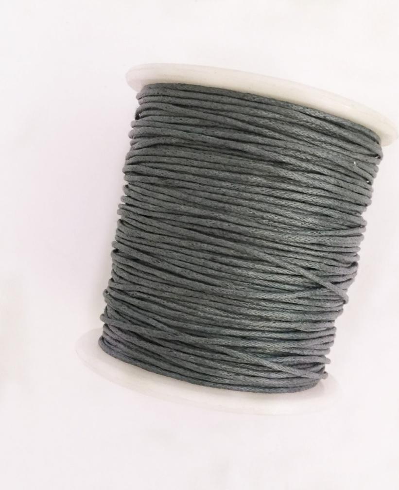 4 Rolls 1mm Waxed Cotton Cord Thread DIY Jewelry Making Beads Supplies