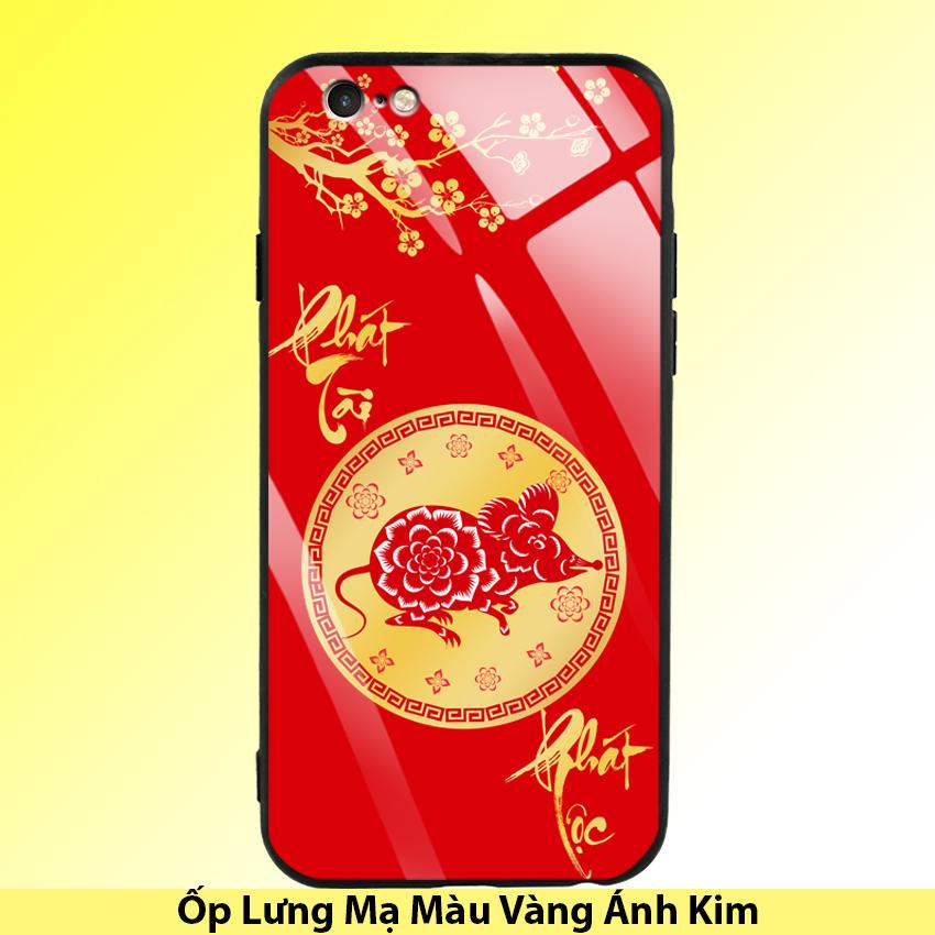 Ốp Lưng Họa Tiết Ánh Kim Vàng cho điện thoại Iphone 6 / 6S - 03001 7996 PTPL02 - Phát Tài Phát Lộc - Hàng Chính Hãng