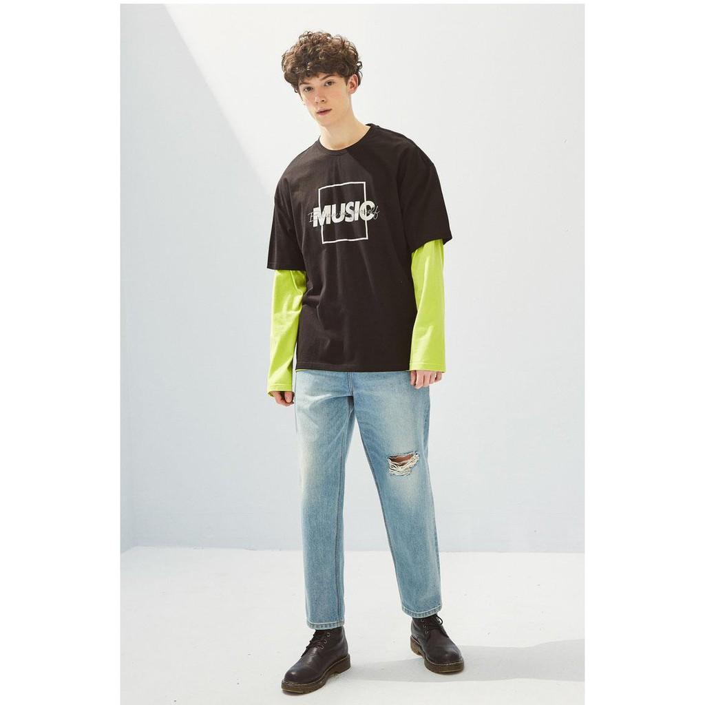 Áo thun nam đẹp ️Áo thun Stee ️️ in chữ Music ️ chất vải cotton chất mịn tốt aothununisex
