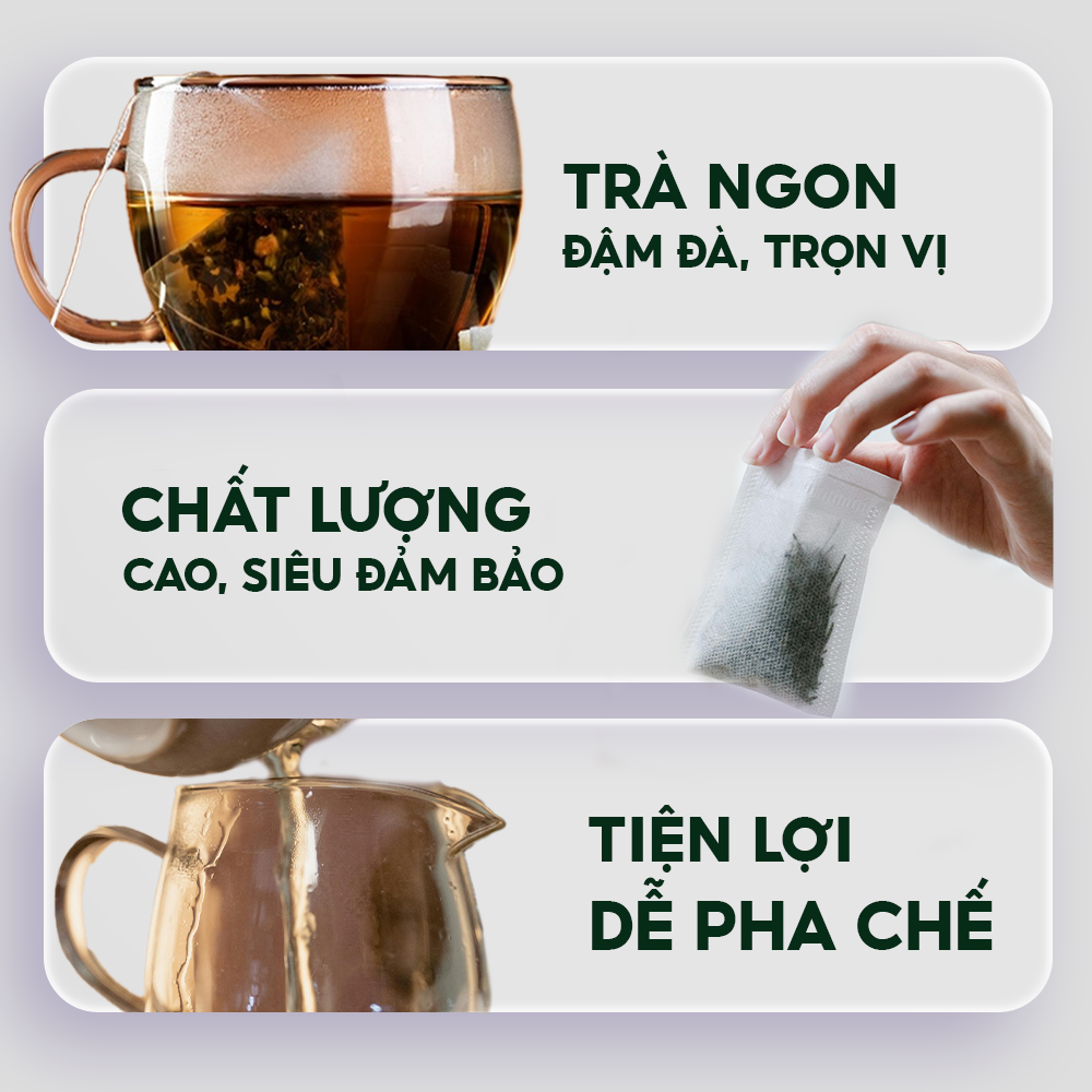 Trà Thảo Mộc Hoàng Kỳ - Bảo Long - Hàng Chính Hãng