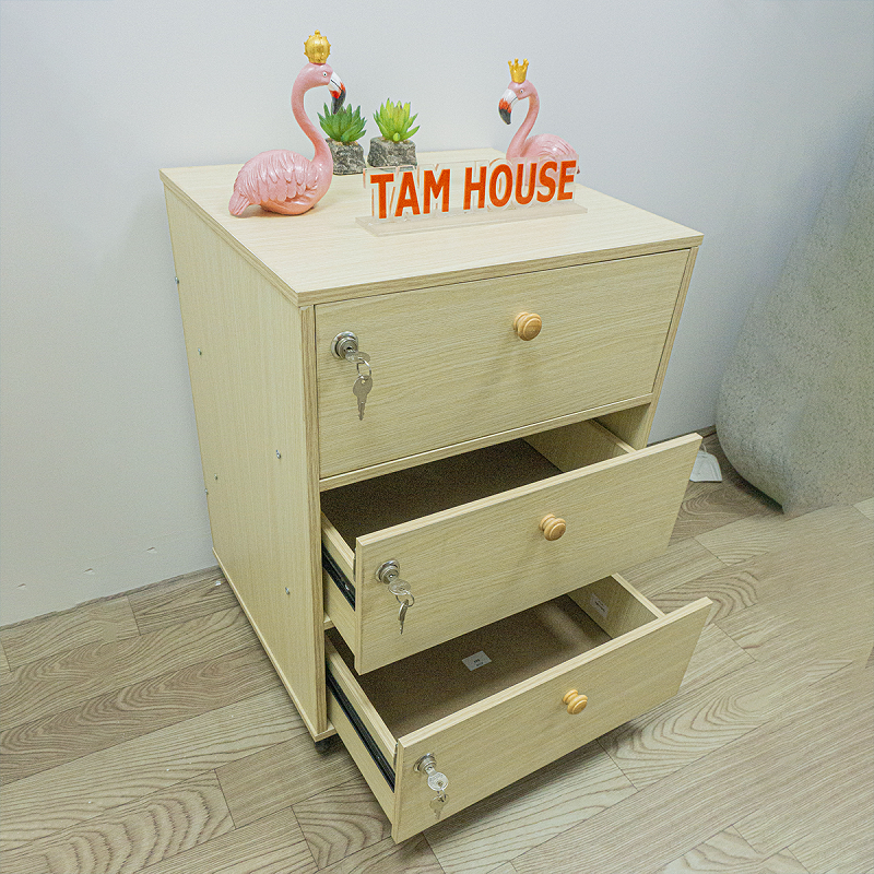 Hộc tủ di động 3 ngăn Tâm House K156