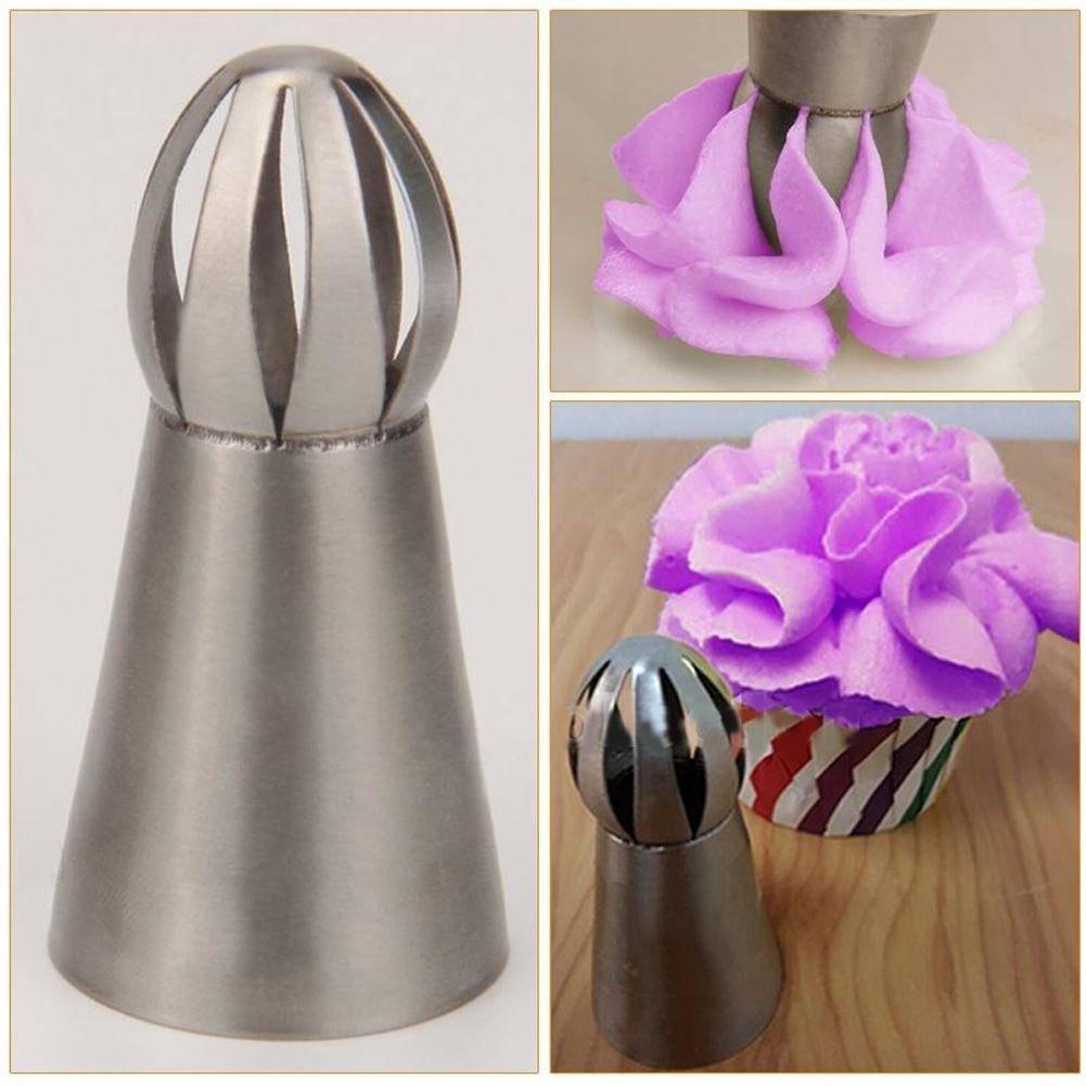 Bộ 7 Đuôi bắt bông kem cupcake 3D Balltips cầu đui tạo hình hoa văn bánh kem dạng Hình Quả Cầu - CBDUI3DBALL7P