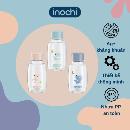 Bình đựng nước Goki Planet 350ml của Inochi Chính hãng cao cấp, đảm bảo an toàn