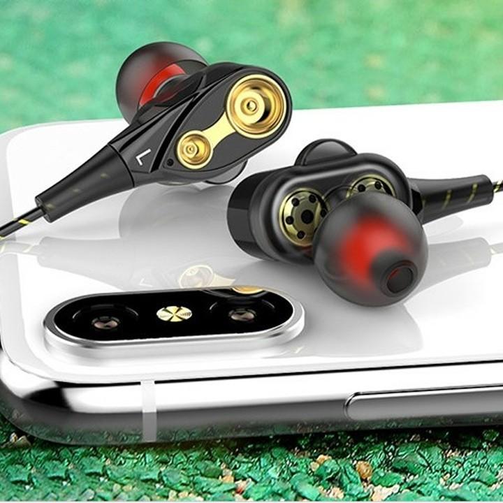 TAI NGHE NHÉT TAI JACK 3.5 HIFI LÕI KÉP SIÊU BASS ÂM THANH CỰC CHẤT TK110