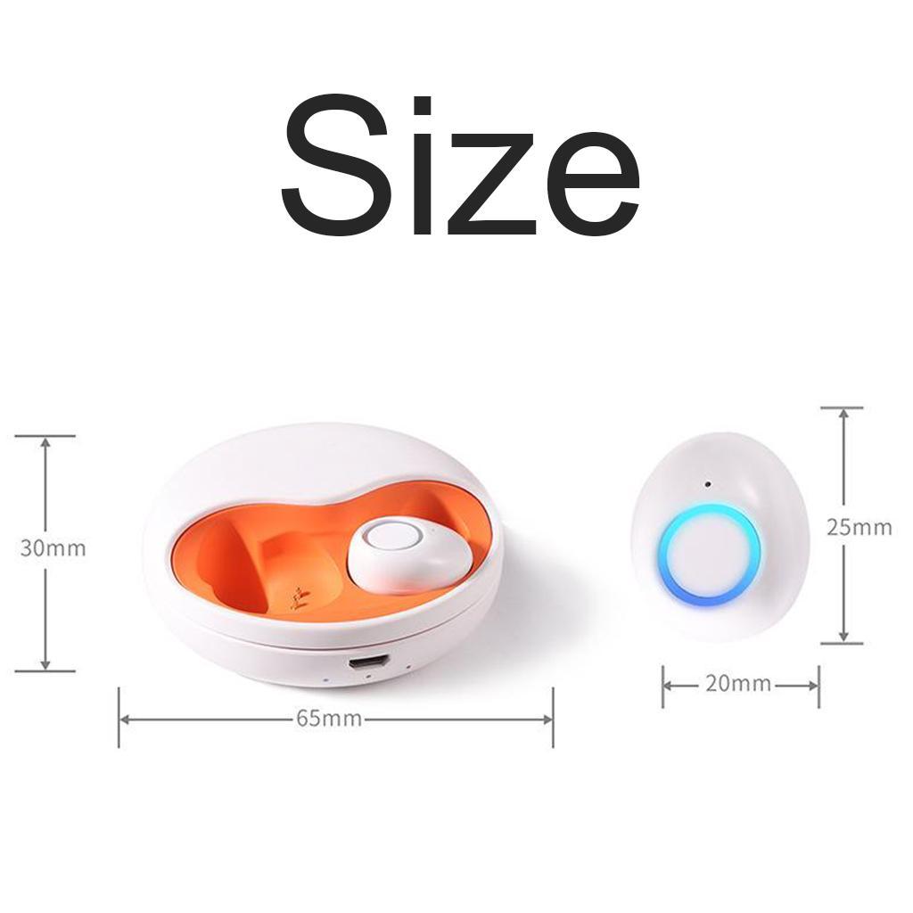 Wireless 5.0 Noise Cancelling Earphones Light Blue