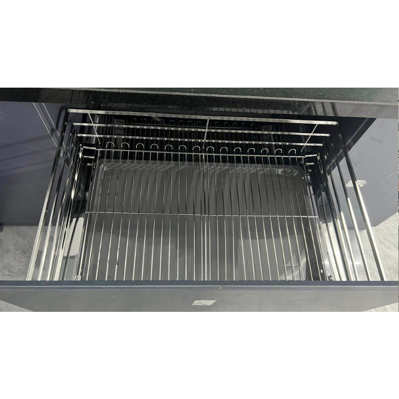 Kệ Xoong Nồi Nan Dẹt Chất Liệu Sus304 Cao Cấp Cánh Kéo Eurotek Màu Sắc Xước Mờ
