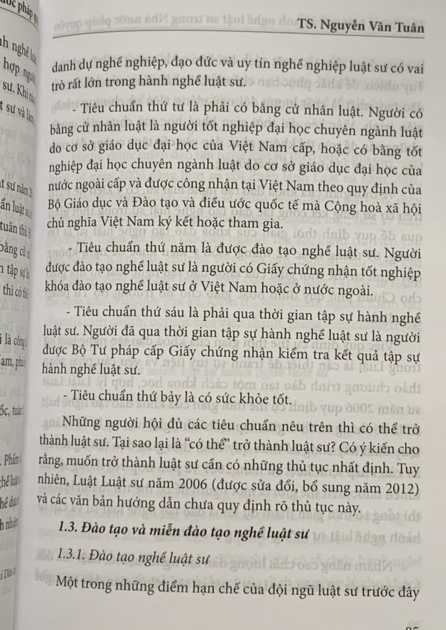 Thể chế về luật sư và hành nghề luật sư trong nhà nước pháp quyền