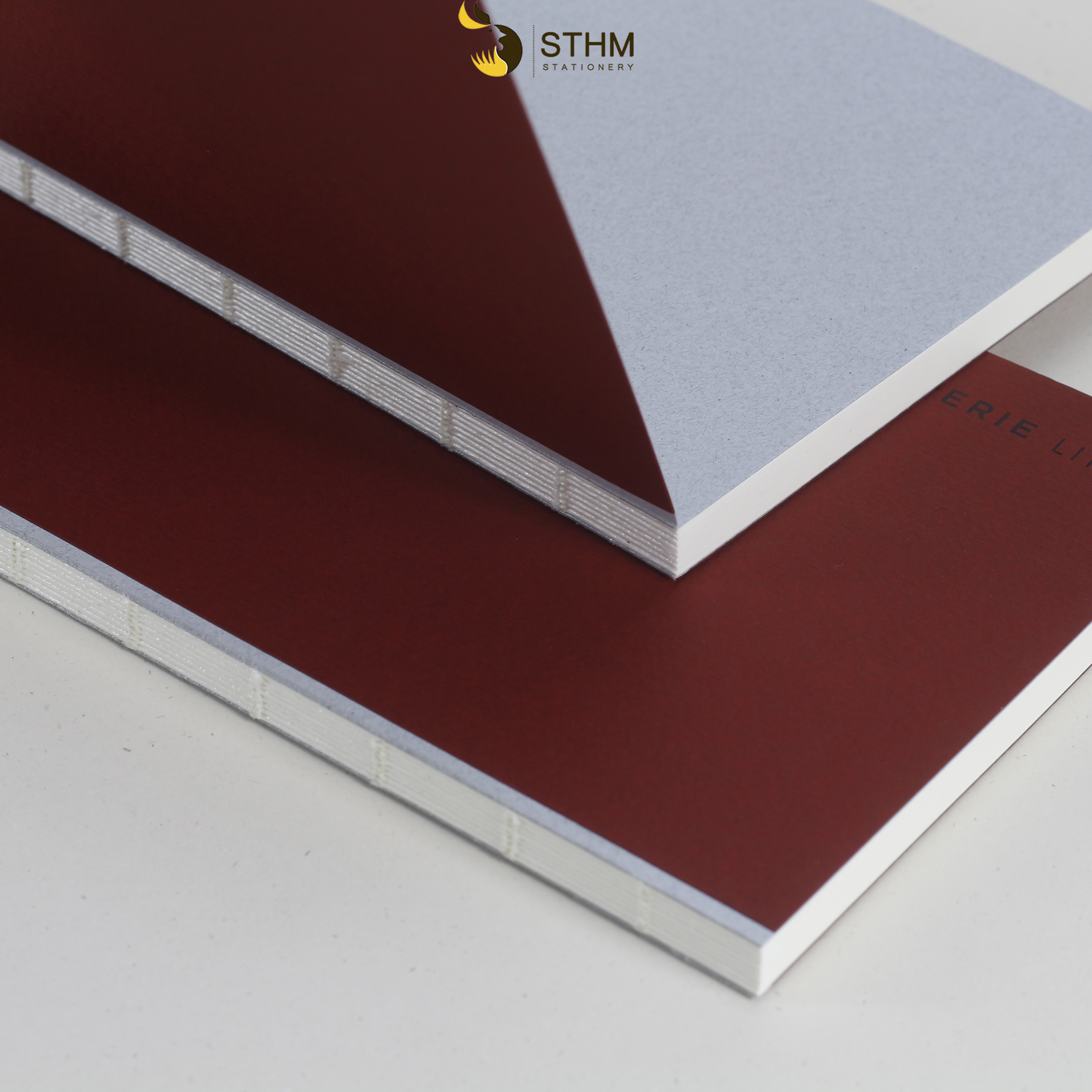 [STHM stationery] - SIMPERIE LITE - Cherry - Sổ tay mở flat 180 độ - Ruột kem 80gsm có chấm chia cột