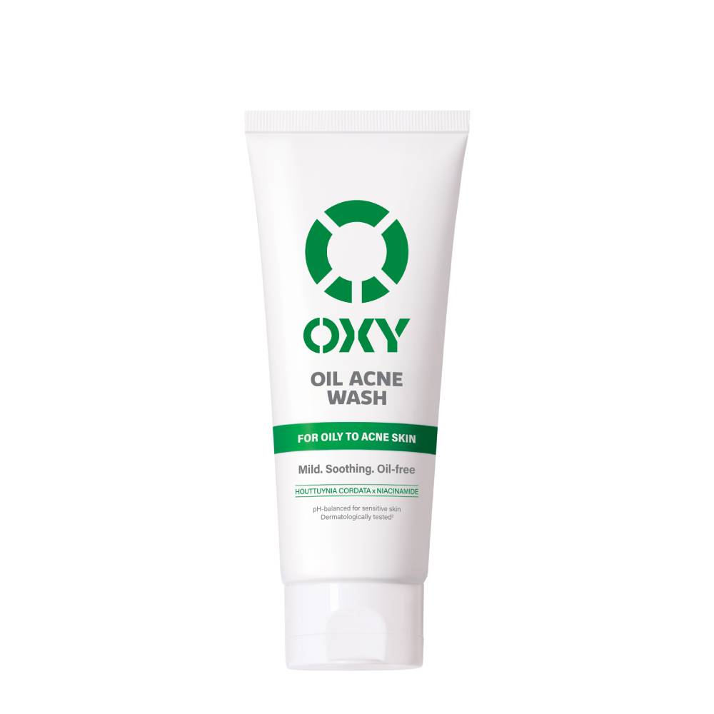 Sữa rửa mặt cho nam Oxy sạch dịu nhẹ, kiềm dầu dạng kem Oxy Oil Acne Wash 100g