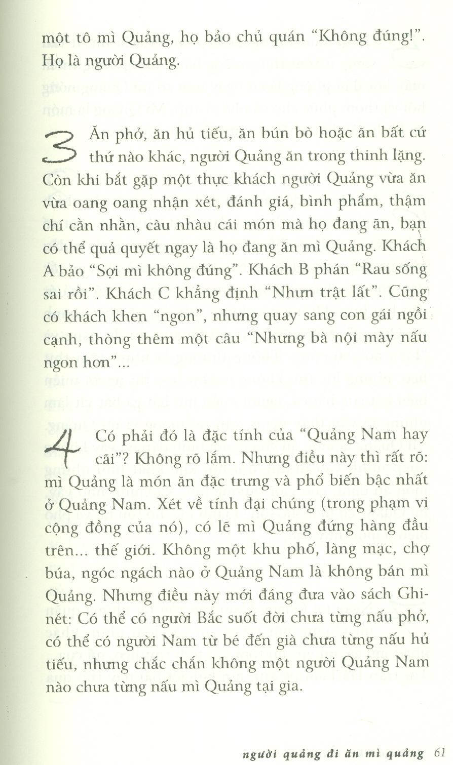 Người Quảng Đi Ăn Mì Quảng (Tái Bản)