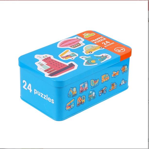 Đồ chơi tranh ghép gỗ 2 mảnh Puzzle cho bé; tranh xếp hình, ghép hình bằng gỗ giúp bé phát triển trí tuệ tư duy sáng tạo