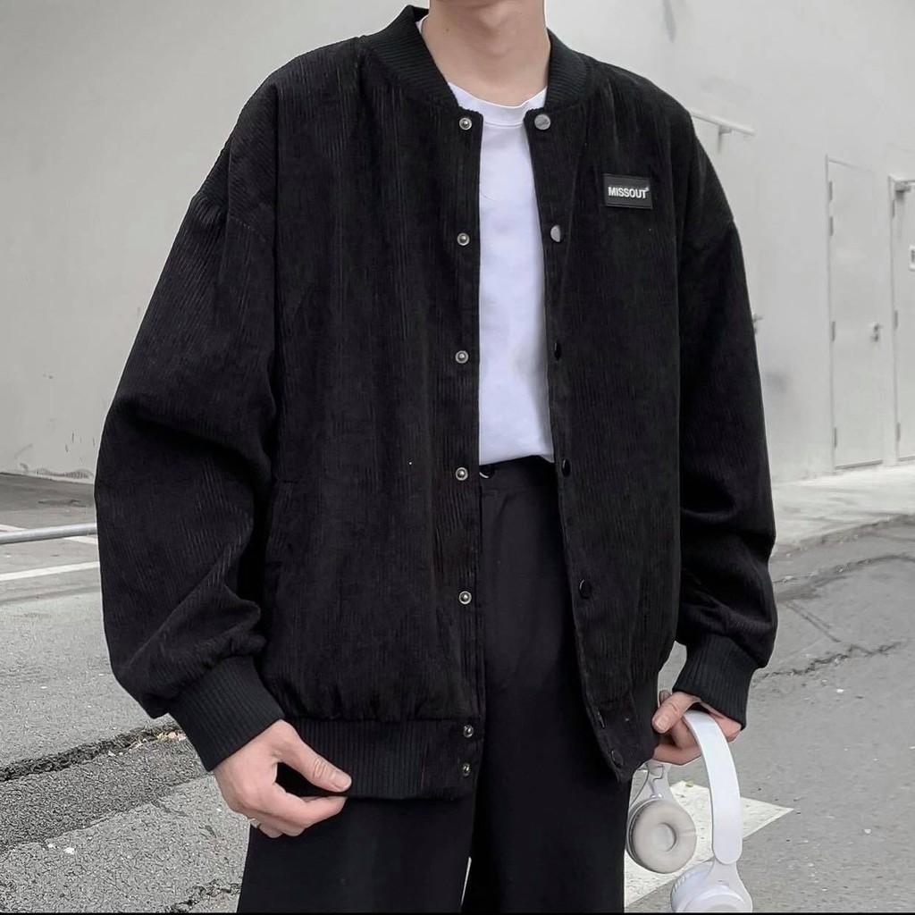 Áo khoác bomber nam - chất vải nhung dày dặn form rộng unisex - SHOP MAYLAN