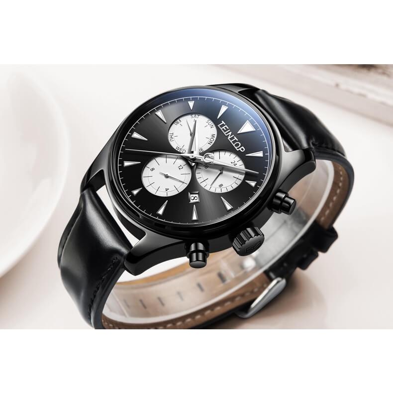 Đồng hồ nam Teintop T7837-2 Chính hãng Mỹ,Fullbox, Kính sapphire ,chống xước,chống nước, Mới 100%,Bảo hành 12 tháng