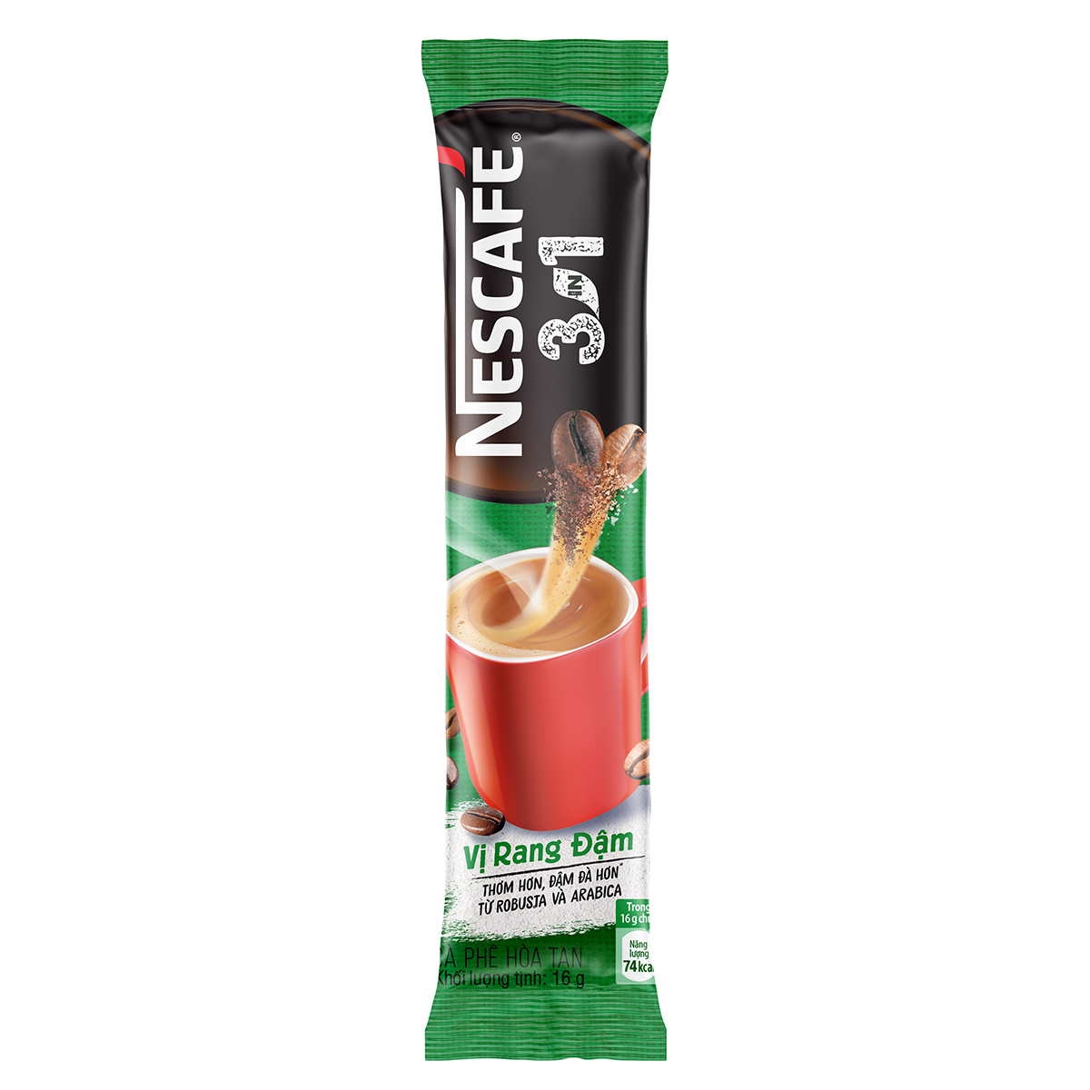 [Tặng Set 3 Ly Thủy Tinh Collin] Combo 3 Hộp Nescafé 3in1 VỊ RANG ĐẬM (16g x 20 gói) - Phiên bản Tết 2024