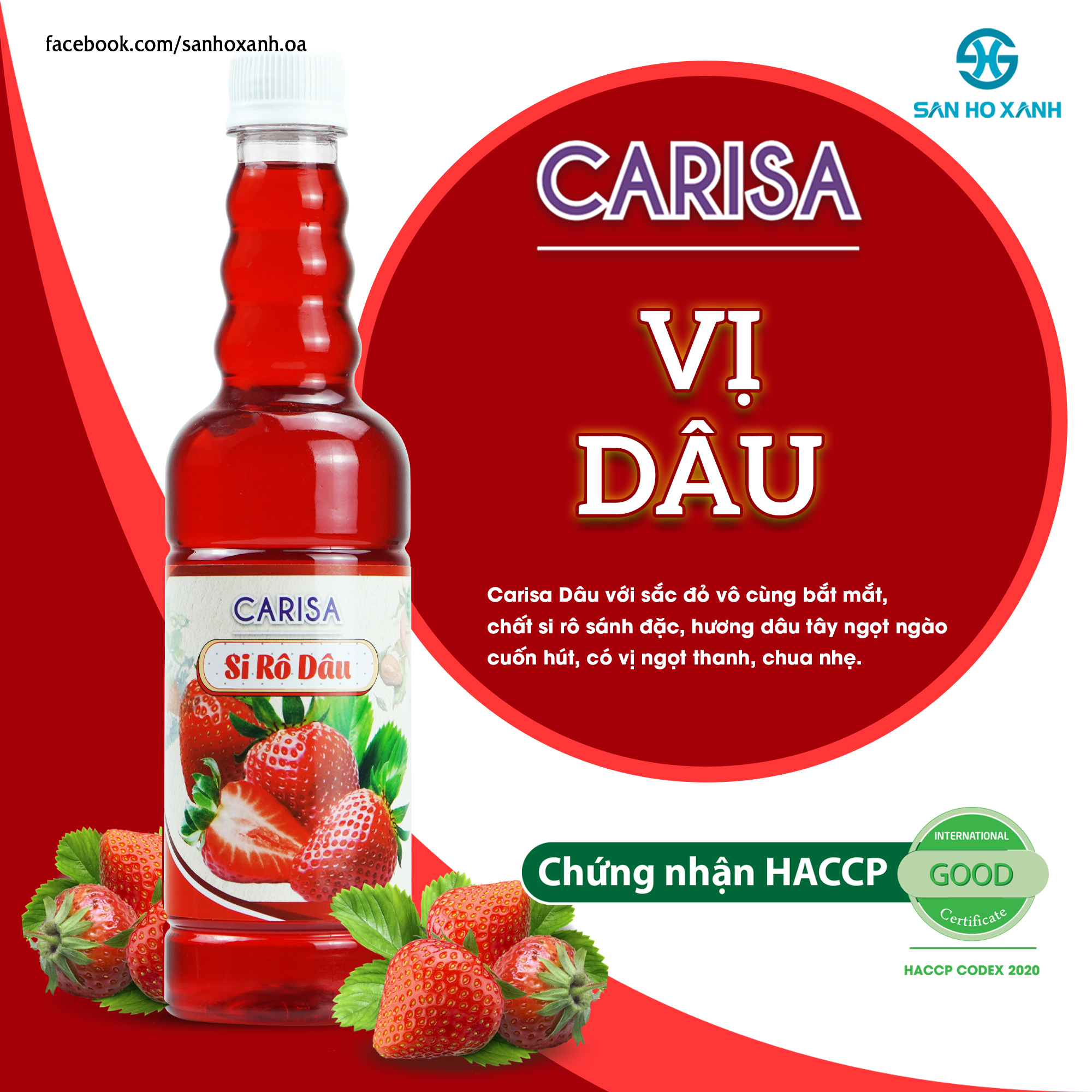 Si Rô CARISA 680g - 13 Vị Trái Cây