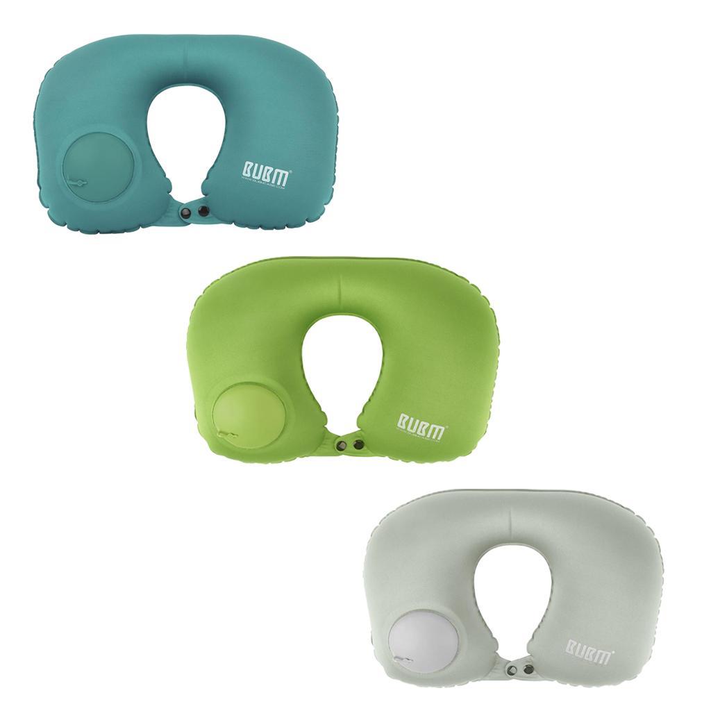 Inflatable Travel Pillow Neck Pillow for Car Trains Airplane