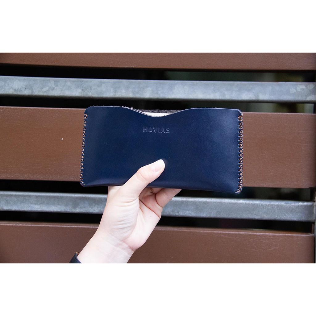 Ví da Opmo Handcrafted Wallet HAVIAS - Xanh Navy