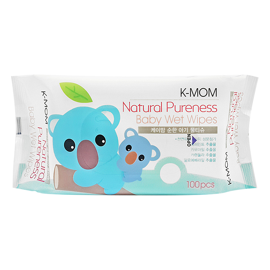 Khăn Ướt K-mom KM13110 (100 Cái) - Mẫu Ngẫu Nhiên